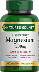 Nature’s Bounty Magnesium 500mg – Bone & Muscle Support