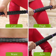 Deep Tissue Massage Roller Stick – Handheld Muscle Recovery & Fascia Massage Tool