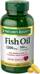 Nature’s Bounty Fish Oil 1200mg – Heart Health Omega-3
