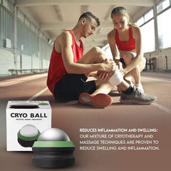 Phyya Rehab Ice Roller Ball – Cold Therapy Massage Roller for Muscles, Feet & Plantar Fascia