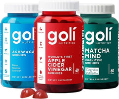 Goli Favorites Bundle – ACV, Ashwagandha & Matcha Mind