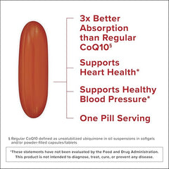 Qunol CoQ10 100mg – Heart & Energy Support