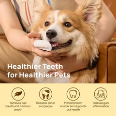Dog & Cat Teeth Wipes for Fresh Breath