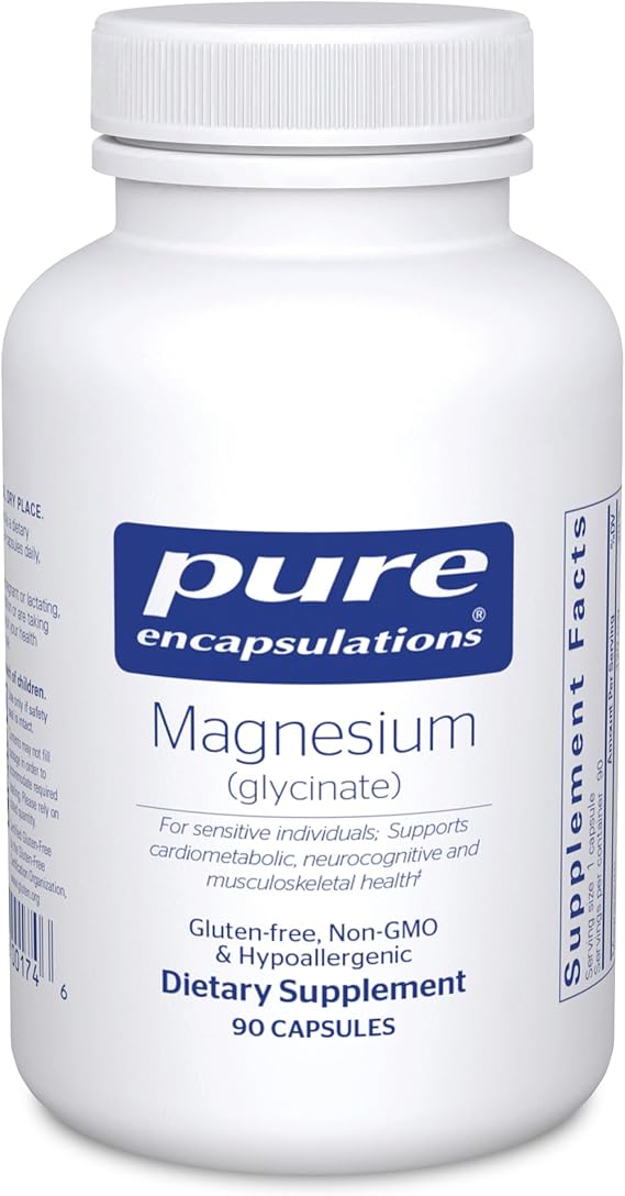 Pure Encapsulations Magnesium Glycinate – Sleep & Stress Support