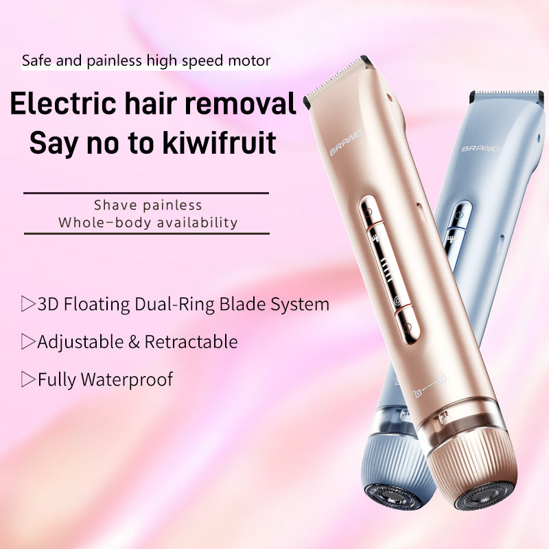 2-in-1 USB Epilator & Trimmer for Women Body & Face