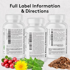 Click to see full view Youth & Tonic 3pk Detox Cleanse Kick-Off - Colon Cleanser & Water Loss Support - 15 Day Weight Management for Bloating & Water Retention Relief, Body, Gut & Colon Cleanse - 90 Capsules for Women & Men