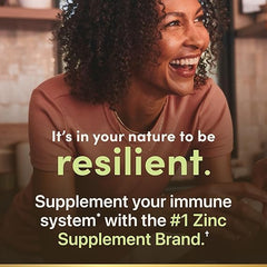 Nature’s Bounty Zinc 50mg Immune Support – 250 Caplets
