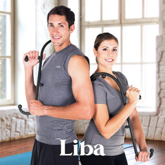 LiBa Back Massager Trigger Point Cane, Deep Tissue Back Neck Massager Black