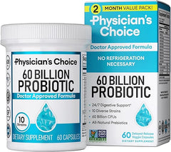 Physician’s Choice Probiotics 60B CFU – Gut Health Support