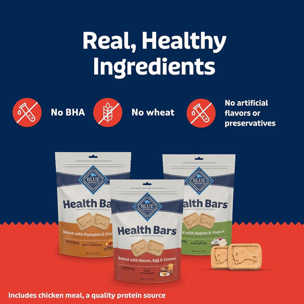 Blue Buffalo Health Bars Dog Biscuits Variety Pack