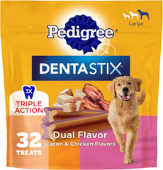 Pedigree Dentastix Large Dog Dental Treats 32 Pack