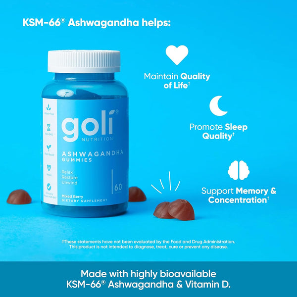 Goli Ashwagandha Gummies – Relax & Stress Support