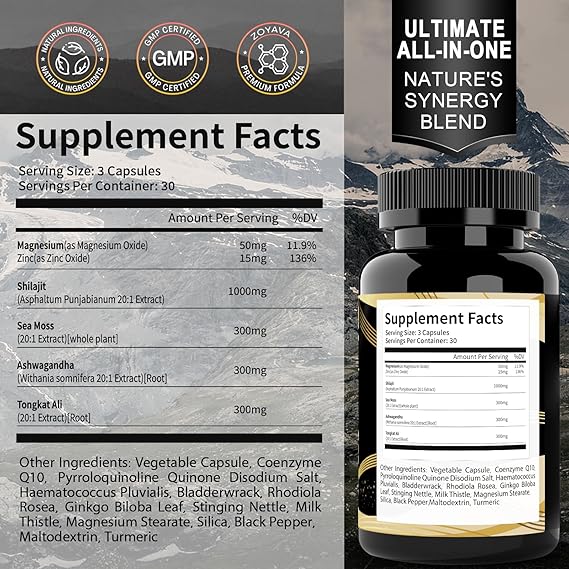 Shilajit Complex Capsules – Energy & Vitality Support