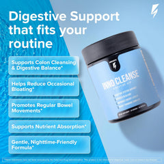 InnoSupps Inno Cleanse 2X 14 Day Colon & Detox Flush, Waist Trimming Complex, Gut Cleanse, Digestive System Support, Stool Softener & Reduced Bloating & Occasional Constipation Relief