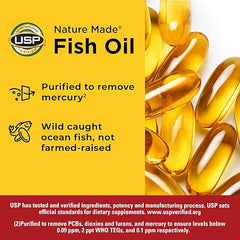 Nature Made Fish Oil 1200mg – Heart Support Omega-3