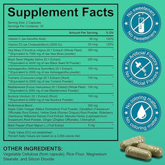 Sea Moss & Black Seed Oil Capsules – Immunity + Energy