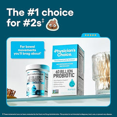 Physician’s Choice Probiotics 60B CFU – Gut Health Support