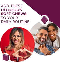 Qunol Beets Chews for Blood Pressure Support,3 in 1 Beets + CoQ10 + Grape Seed Extract,Supports Healthy Blood Circulation & Heart Healthy Energy,90 Chews,(Pack of 2)