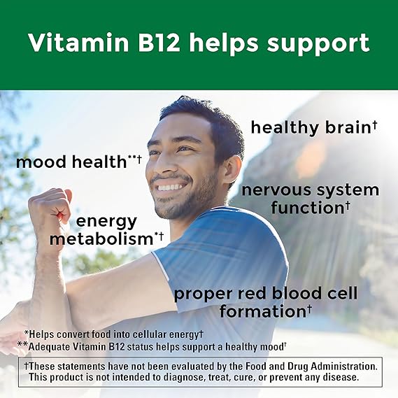 Nature Made Vitamin B12 1000mcg – Energy Support