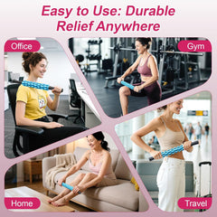 Massage Roller Stick – Deep Tissue Muscle Massager for Legs, Calves & Thighs