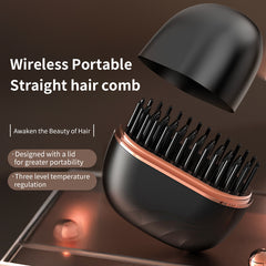 Portable Cordless Hair Straightener Comb