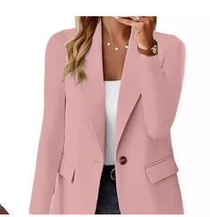 Women’s Long Sleeve Suit Jacket – Professional Chic