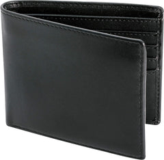 Personalized Leather Wallet for Men – Custom Engraved RFID Blocking Bifold with 8 Card Slots & 2 ID Windows