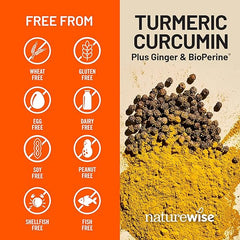 NatureWise Turmeric Curcumin 2250mg – Joint & Immune Support