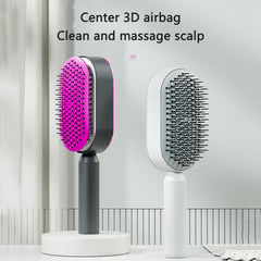 Self-Cleaning Hair Brush & Scalp Massage Comb for Women