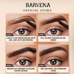 Waterproof Eyebrow Tint Gel Long-Lasting Smudge-Proof Natural Brow.