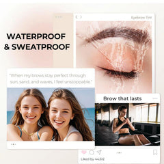 Long-Lasting Waterproof Eyebrow Tint Gel – Smudge-Proof.