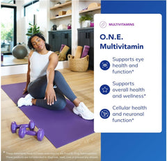 Pure Encapsulations O.N.E. Multivitamin - Once Daily Multivitamin with Antioxidant Complex Metafolin, CoQ10, and Lutein to Support Vision, Cognitive Function, and Cellular Health* - 60 Capsules
