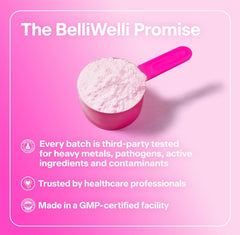 Belli Welli Fiber Supplement for Women&Men, Premium Daily Fiber Powder from Organic Acacia Fiber Added Collagen, Electrolytes&Probiotics, No Bloat, Constipation&Gut Health Support (Cherry Limeade)