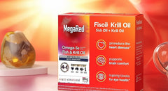 MegaRed Omega-3 Fish & Krill Oil Supplement 900mg – 60 Softgels