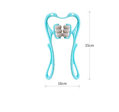 Six-Wheel Manual Neck & Body Massager Roller