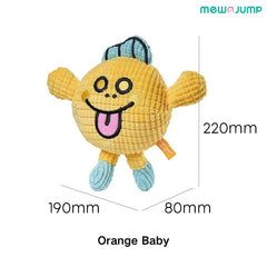 Mewajump Cat Plush Toy Pillow Doll, Dog Cat Sounding Doll, Self-Entertainment Bite-Resistant Teething Stick with Catnip