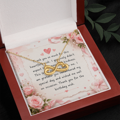 Endless Love Necklace You for the Beautiful Birthday Wish