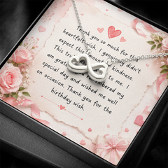 Endless Love Necklace You for the Beautiful Birthday Wish