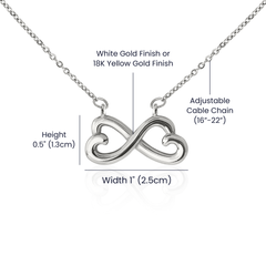 Endless Love Necklace You for the Beautiful Birthday Wish