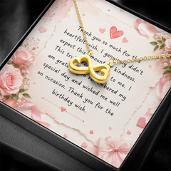 Endless Love Necklace You for the Beautiful Birthday Wish