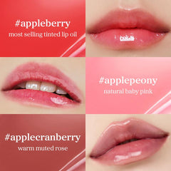 Nooni Korean 2025 Holiday Lip Tint Stain Trio Bundle | Glossy Lip Stain, Tinting & Long Lasting, Moisturizing Lip Care Hydrate Lipgloss Lipstick Makeup Glossy Hydrating Moisturizer Plump Trnasfer-Proof