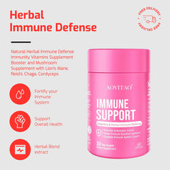 Immune Support Supplement with Mushrooms