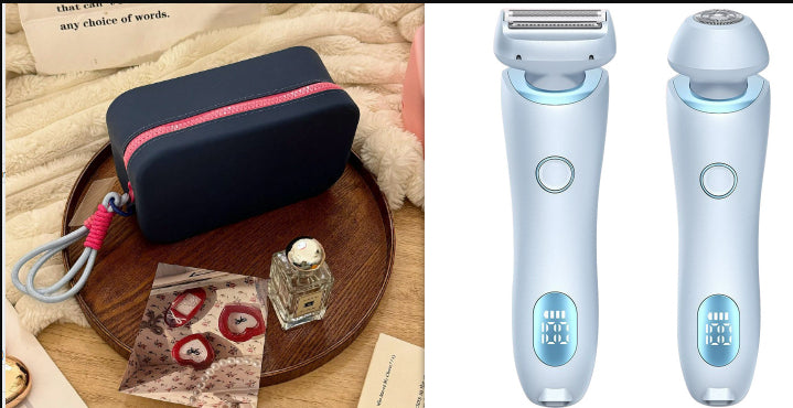 2-in-1 USB Epilator & Trimmer for Women Body & Face