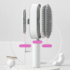 Self-Cleaning Hair Brush & Scalp Massage Comb for Women