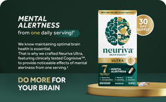 Neuriva Ultra Brain Health Memory Focus Mental Alertness 60 Caps