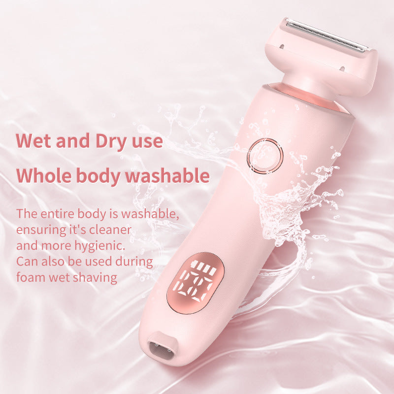 2-in-1 USB Epilator & Trimmer for Women Body & Face
