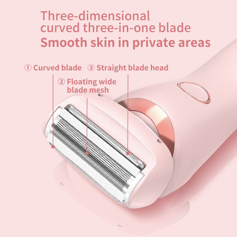 2-in-1 USB Epilator & Trimmer for Women Body & Face