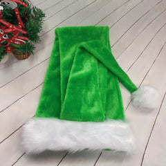 Extra Long Plush Santa Hat – Cozy Christmas