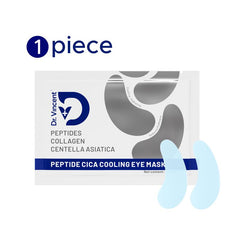 DR VINCENT Peptide-Renew Collagen Eye Mask (1 Pair), Color-Changing Collagen Eye Patches with Peptide & Hyaluronic Acid, Smooth, Firm & Brighten under Eyes