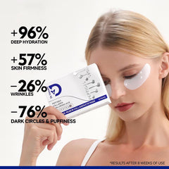 DR VINCENT Peptide-Renew Collagen Eye Mask (1 Pair), Color-Changing Collagen Eye Patches with Peptide & Hyaluronic Acid, Smooth, Firm & Brighten under Eyes